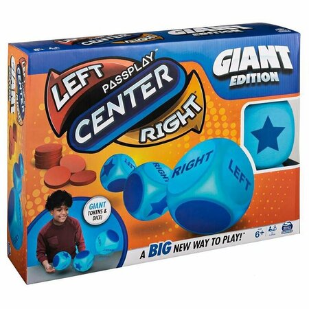 SPIN MASTER Giant Edition Left Center Right Game Multicolored 27 pc, 2PK SMY6062267